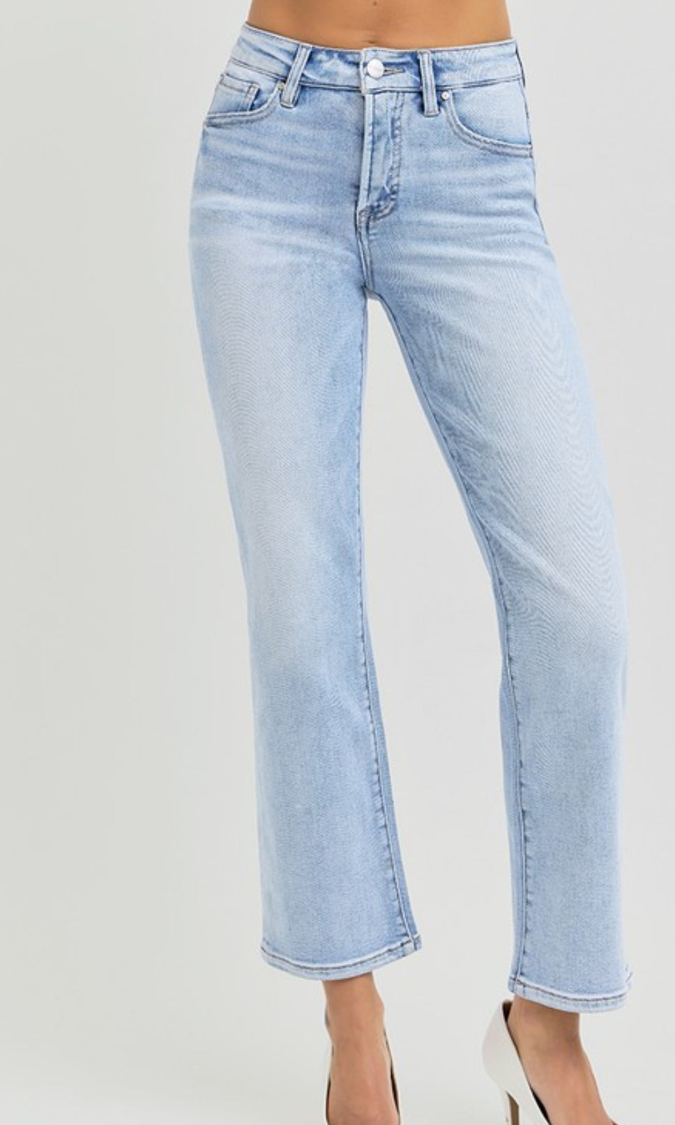 High Waist Light Wash Jeans