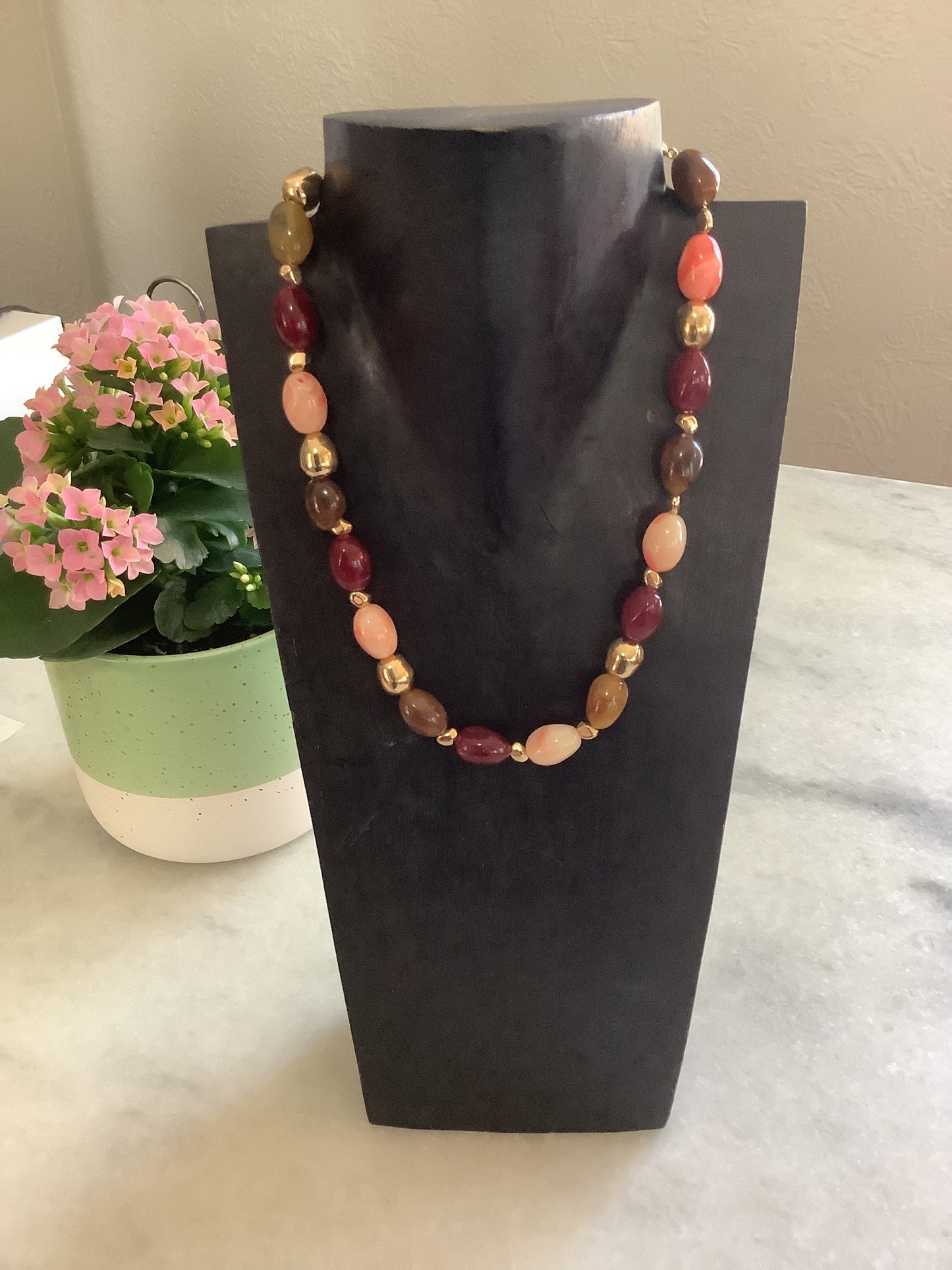 Chunky beaded necklace