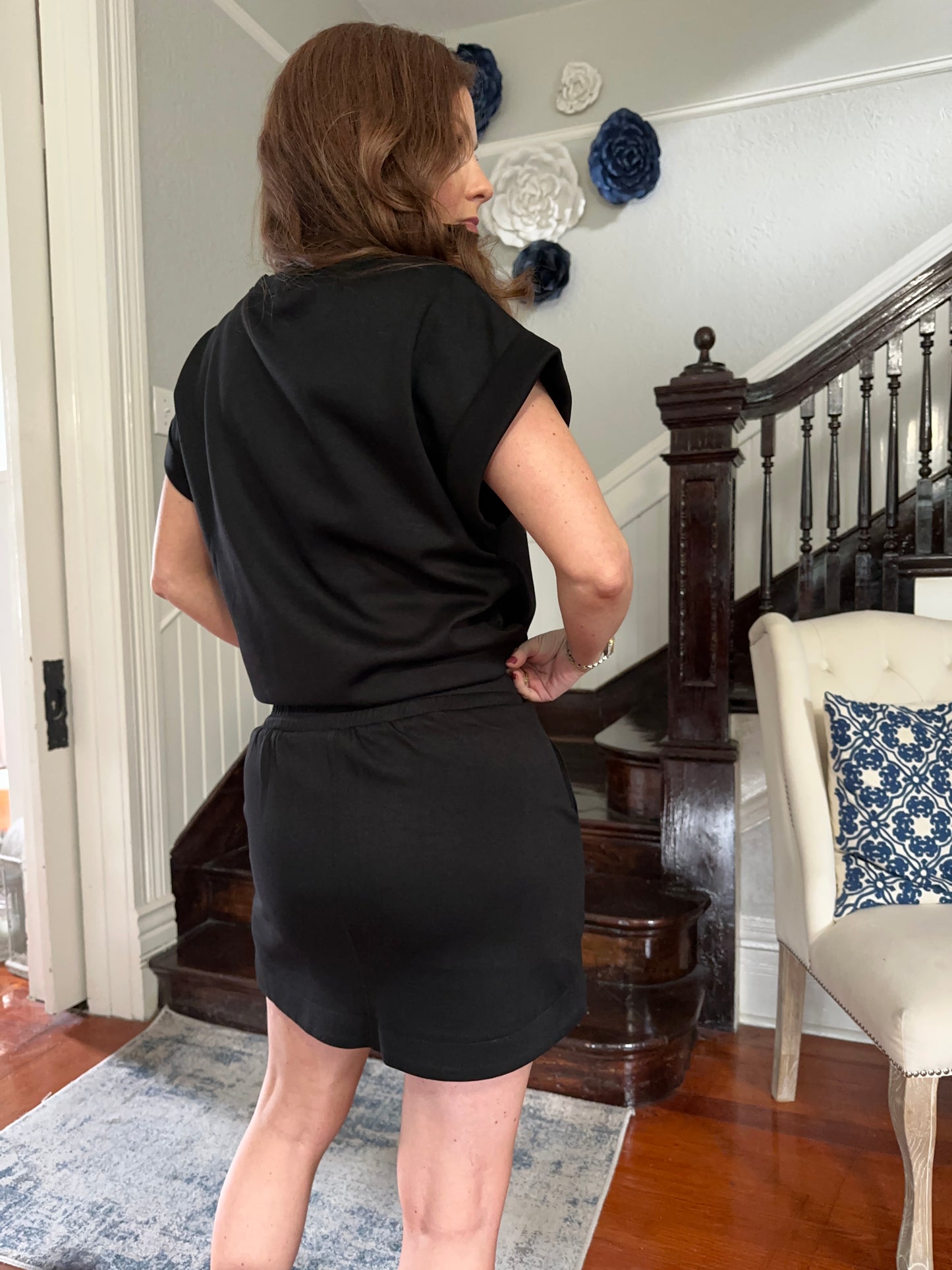 Black Active Skort