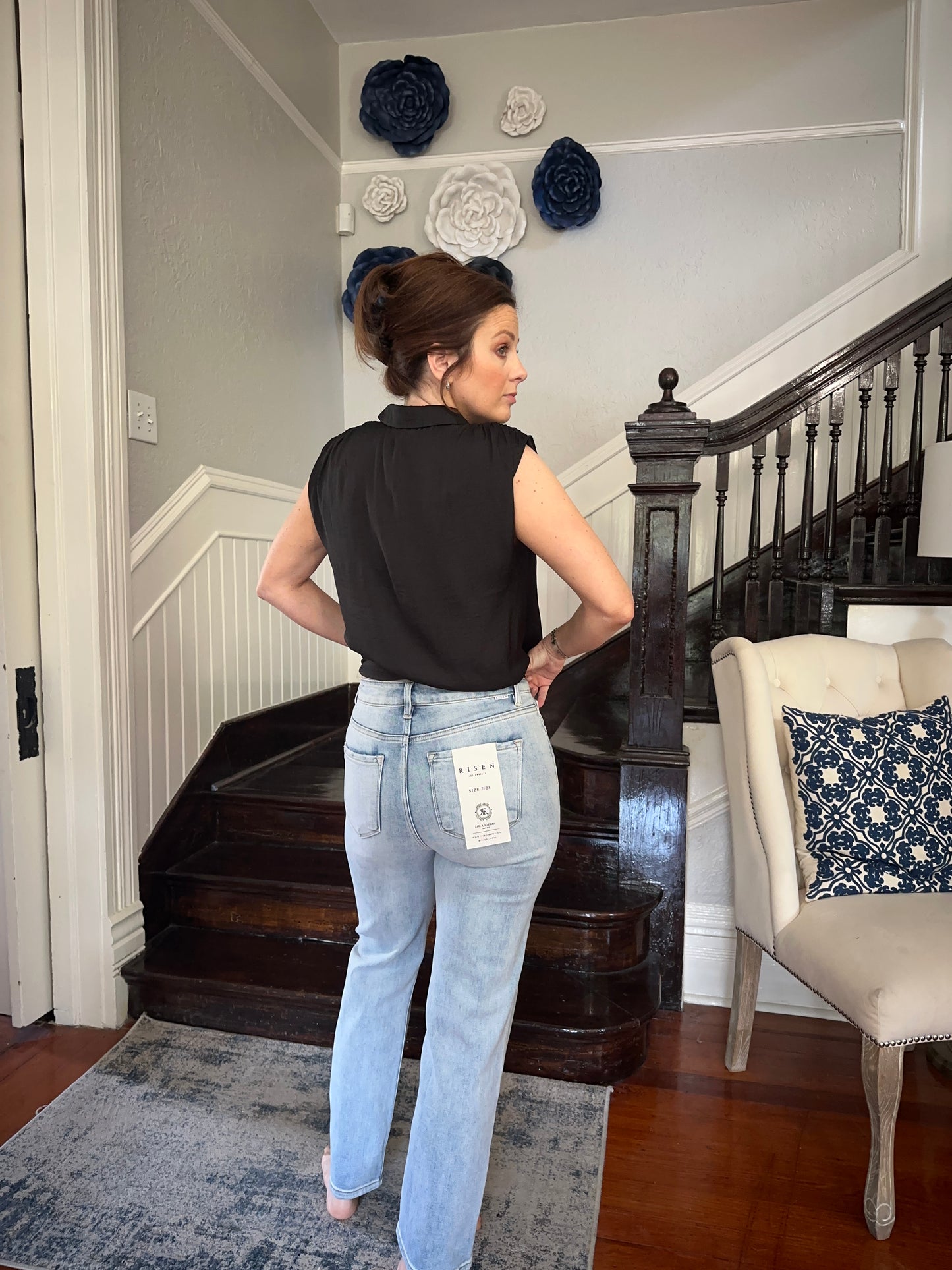 High Waist Light Wash Jeans