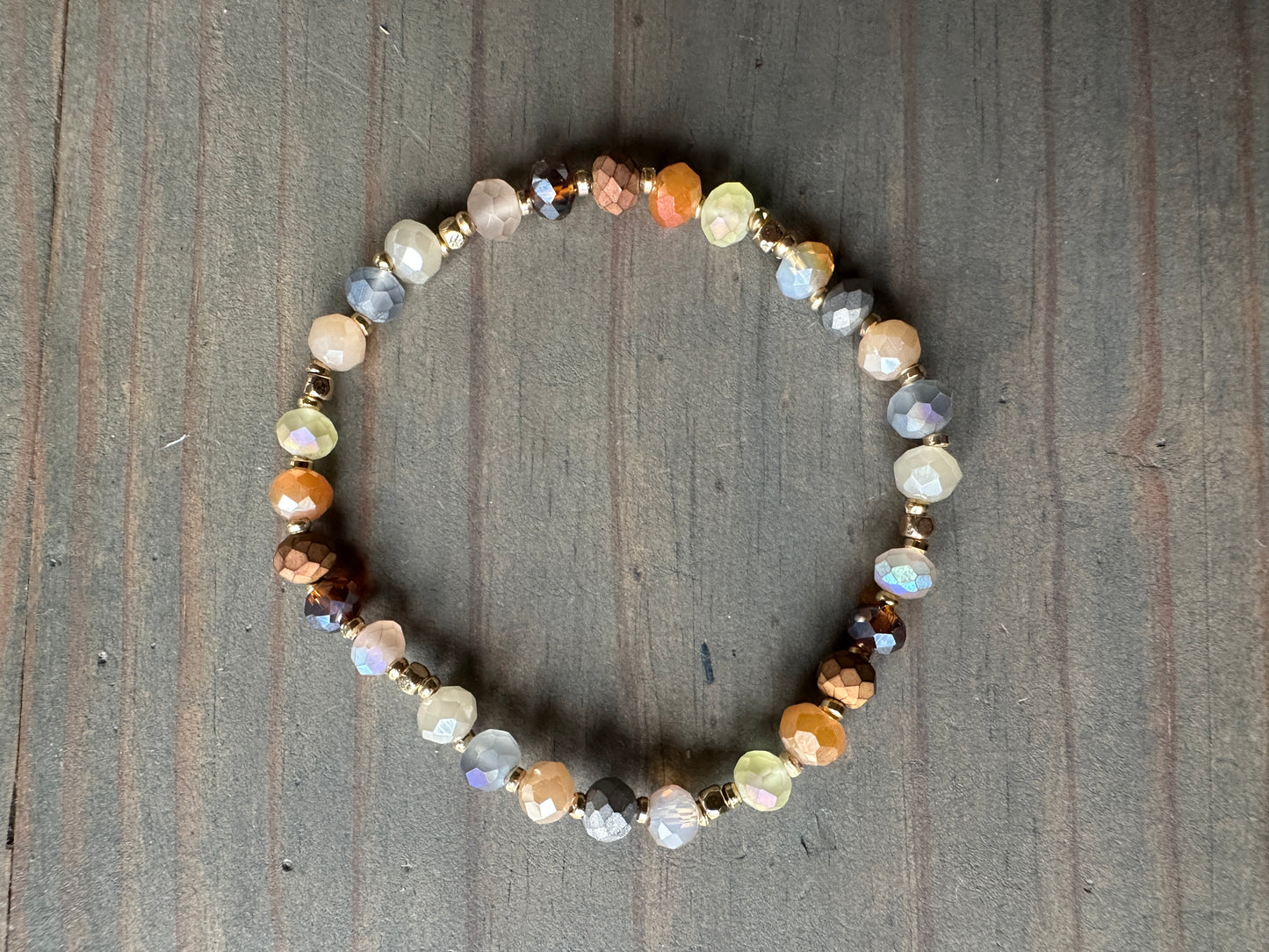Crystal multi color bracelet