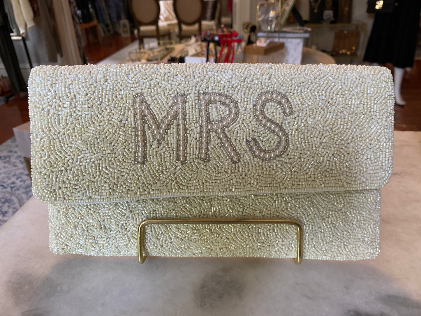 MRS Beaded Clutch/ Bridal