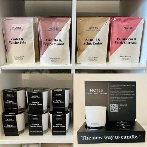 Notes Candle Refill bag