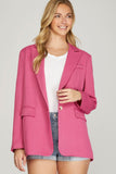 Hot pink blazer