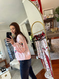 Pink champagne sweater