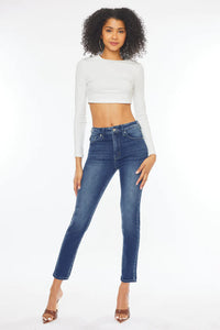 Light wash High Rise  skinny Jeans