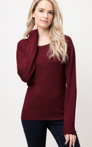 Burgundy Sweater