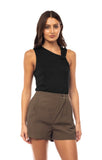 Black Side Knot Tank
