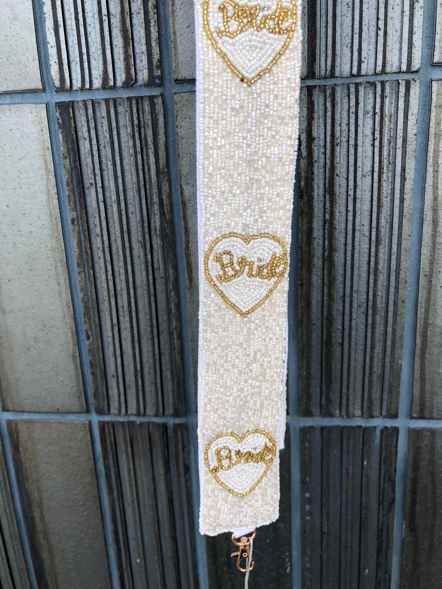Bride Heart Purse Strap